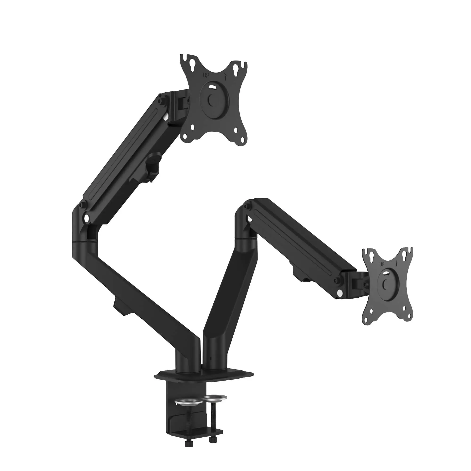 dual arms gas spring steel monitor mount LD-MM12