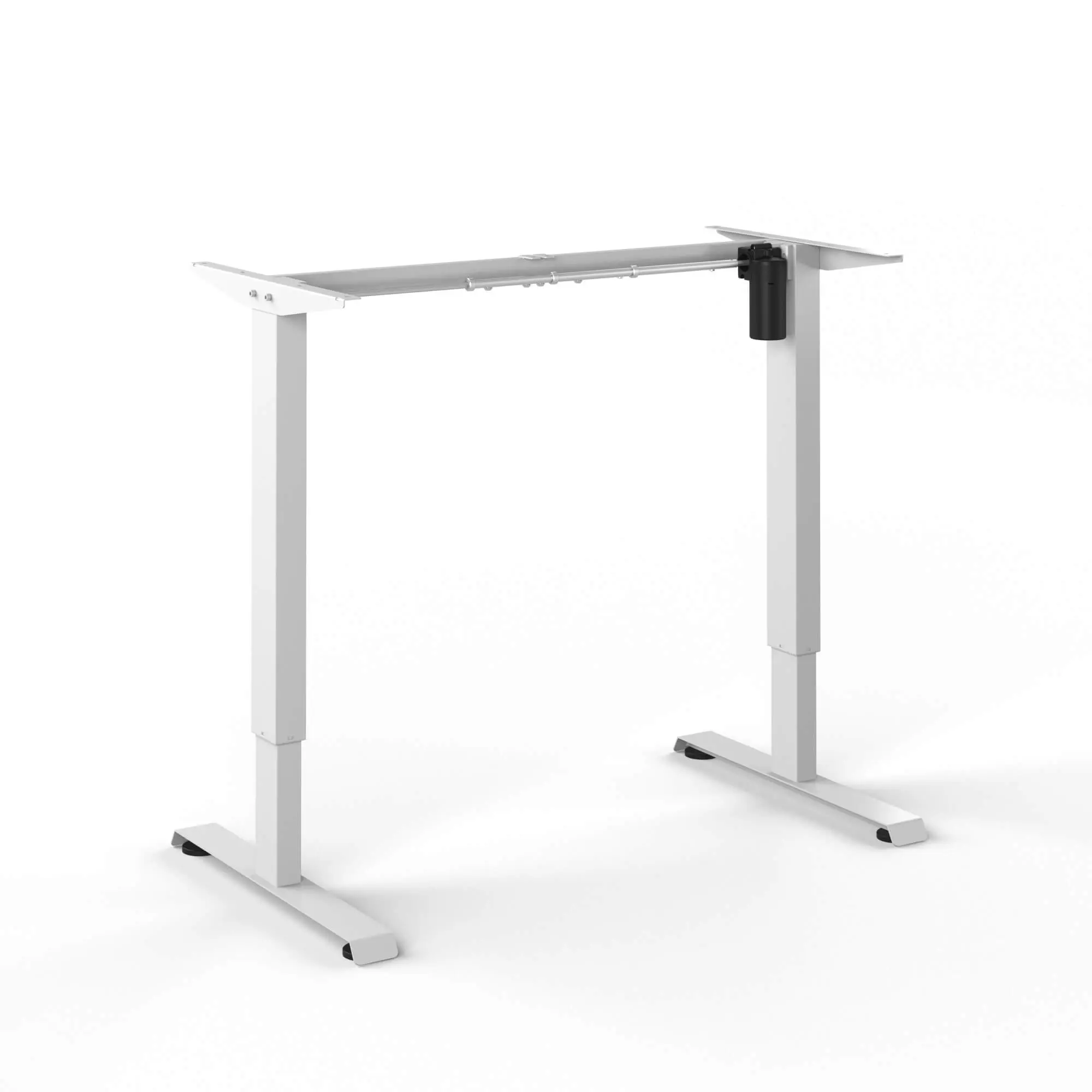 Single Motor 2-Stage Rectangular Column Electric Height Adjustable Desk Without Table Top LD-ES01